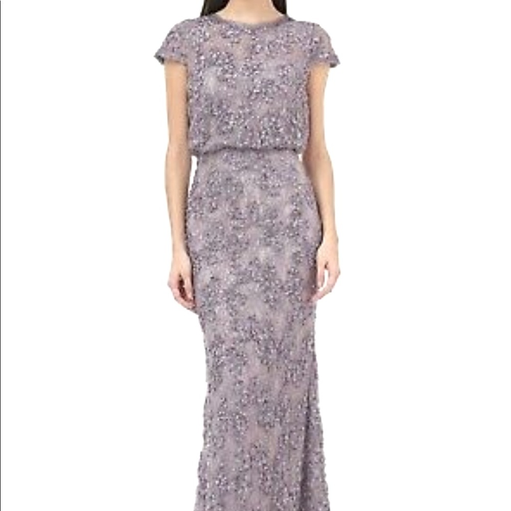 NWT JS Collections dusty Lilac full length gown in Size 6